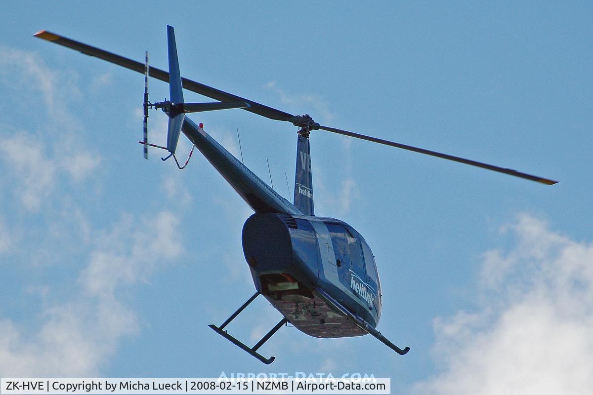 ZK-HVE, Robinson R44 C/N 0066, At Mechanics Bay, Auckland