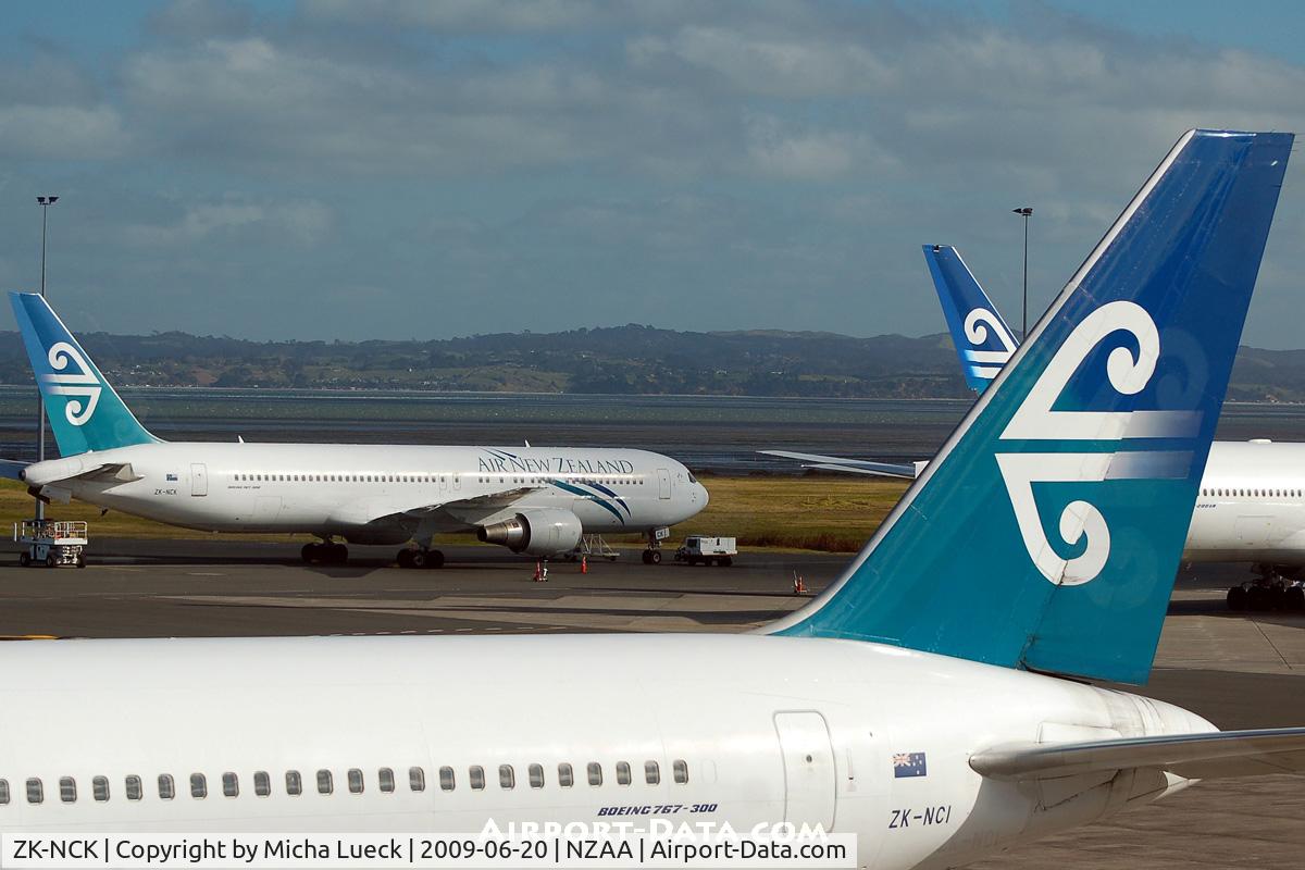 ZK-NCK, 1997 Boeing 767-319/ER C/N 26971, ZK-NCK and ZK-NCI at Auckland