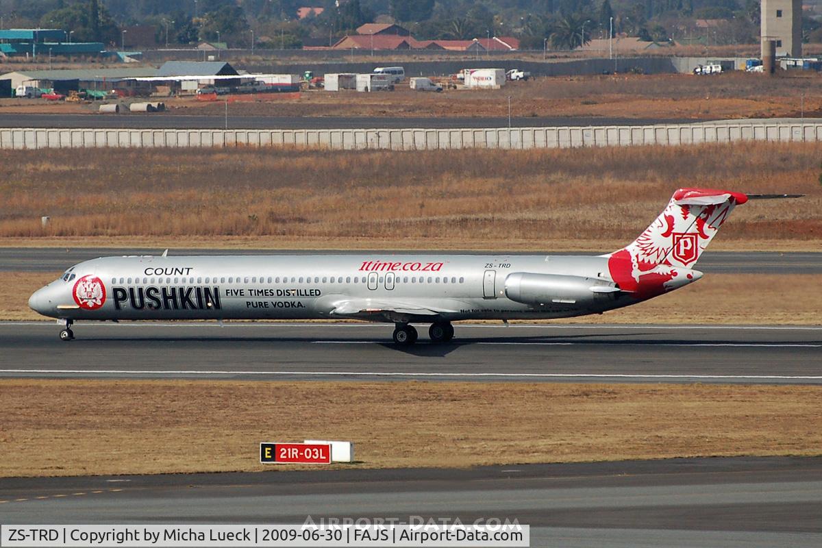 ZS-TRD, 1983 McDonnell Douglas MD-82 (DC-9-82) C/N 48022, At Jo'burg