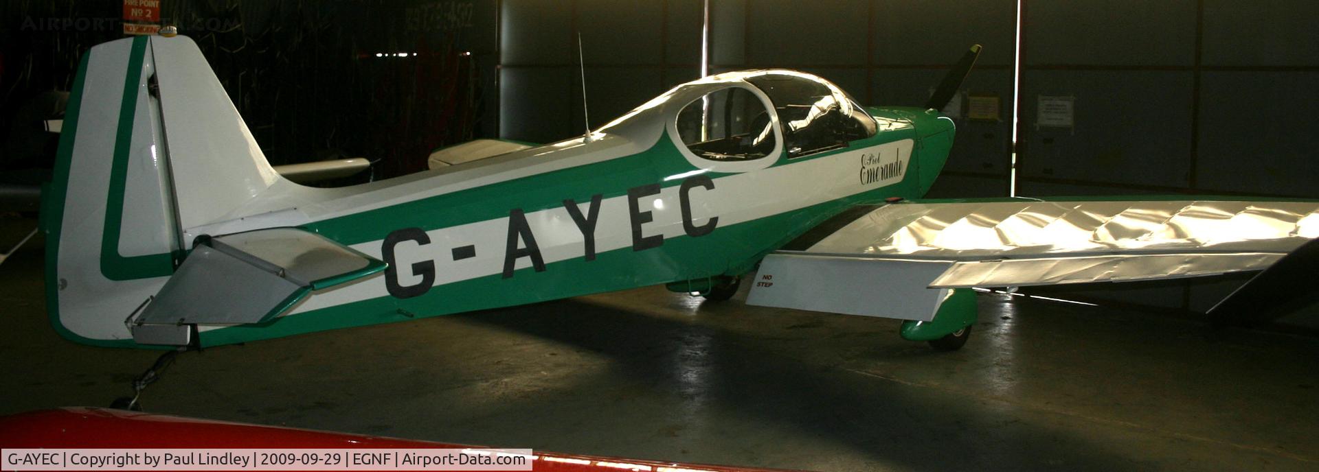 G-AYEC, 1958 Piel CP-301A Emeraude C/N 249, Period feel Hanger 2 !