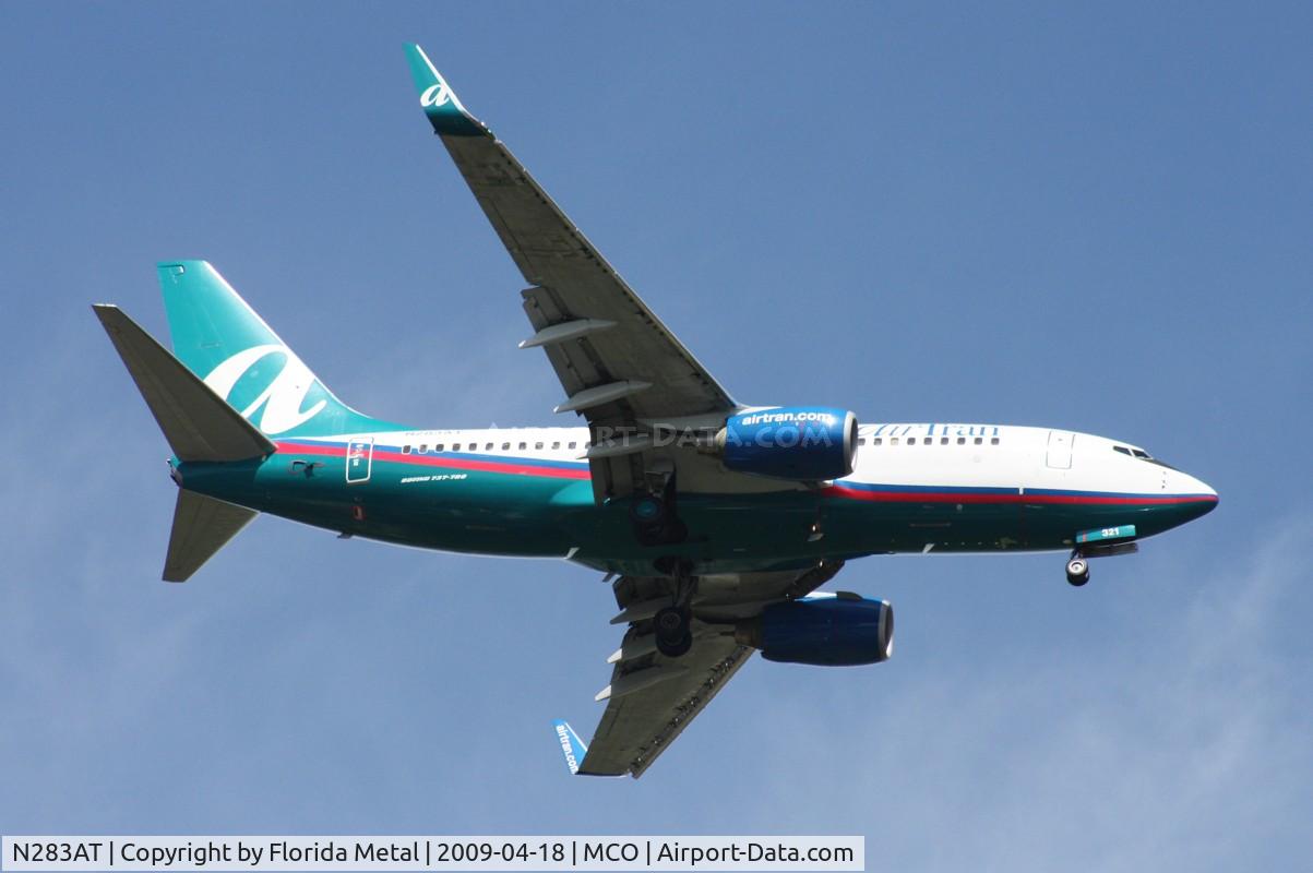 N283AT, 2006 Boeing 737-7BD C/N 34479, Air Tran 737