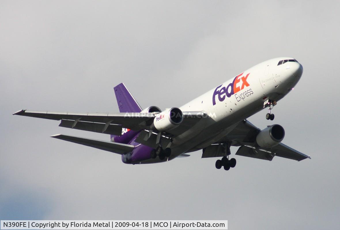N390FE, 1974 McDonnell Douglas MD-10-10F C/N 46624, Fed Ex MD-10-10