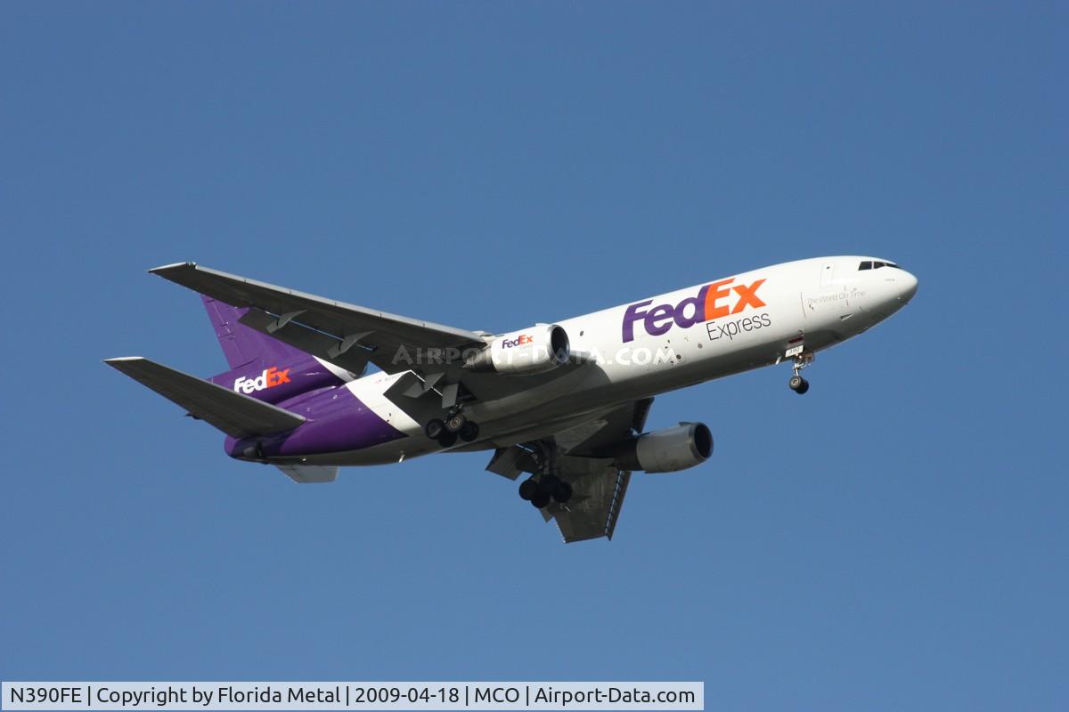N390FE, 1974 McDonnell Douglas MD-10-10F C/N 46624, Fed Ex MD-10-10