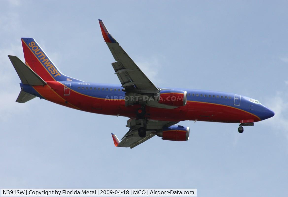 N391SW, 1994 Boeing 737-3H4 C/N 27378, Southwest 737-300
