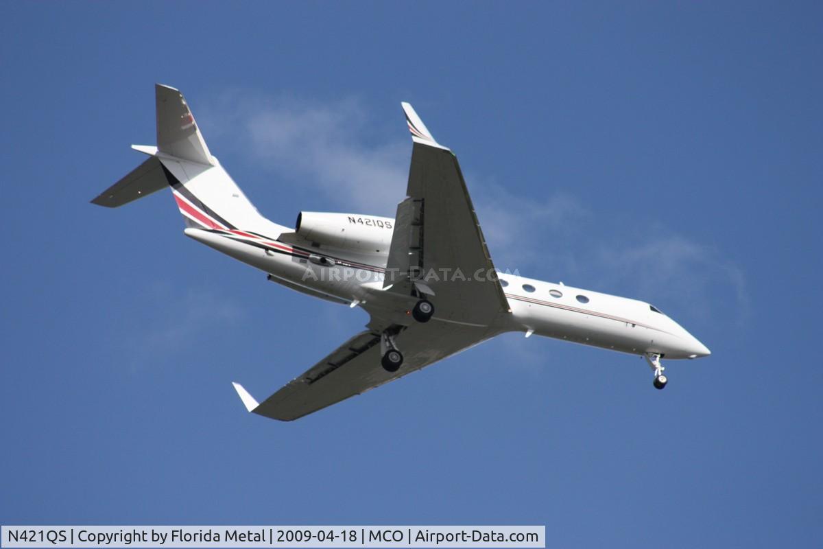 N421QS, 2008 Gulfstream Aerospace GIV-X (G450) C/N 4114, Net Jets Gulfstream 450