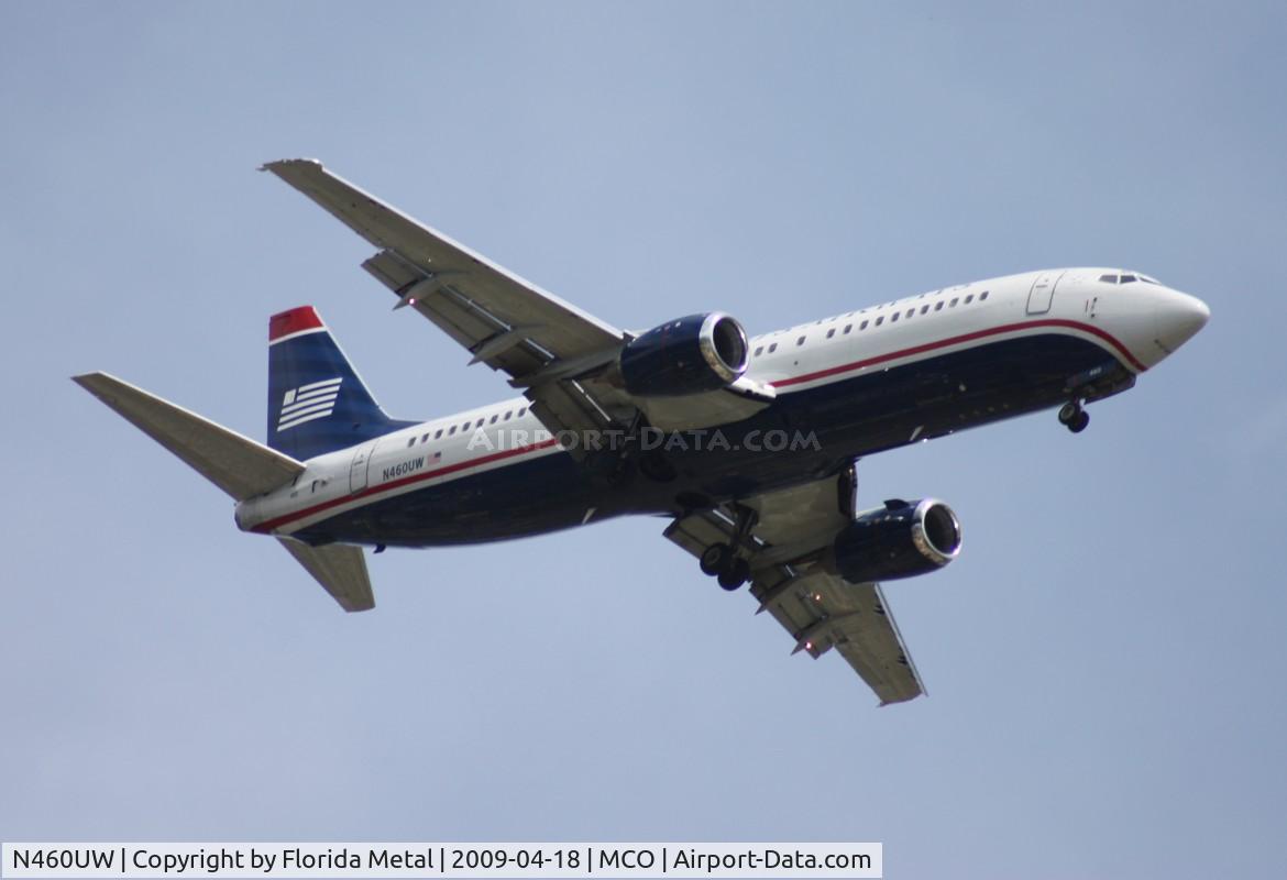 N460UW, 1991 Boeing 737-4B7 C/N 25024, US Airways 737-400