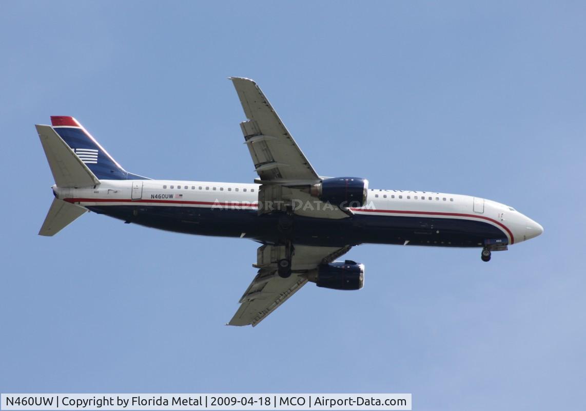 N460UW, 1991 Boeing 737-4B7 C/N 25024, US Airways 737-400