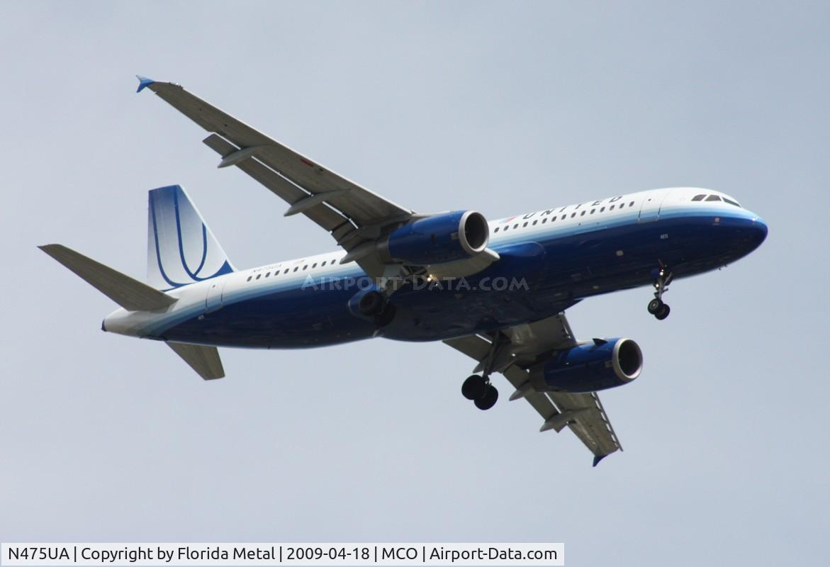 N475UA, 2001 Airbus A320-232 C/N 1495, United A320