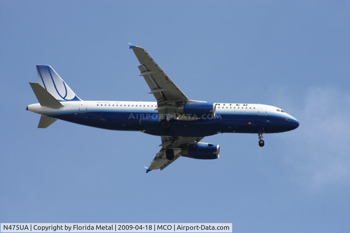 N475UA, 2001 Airbus A320-232 C/N 1495, United A320