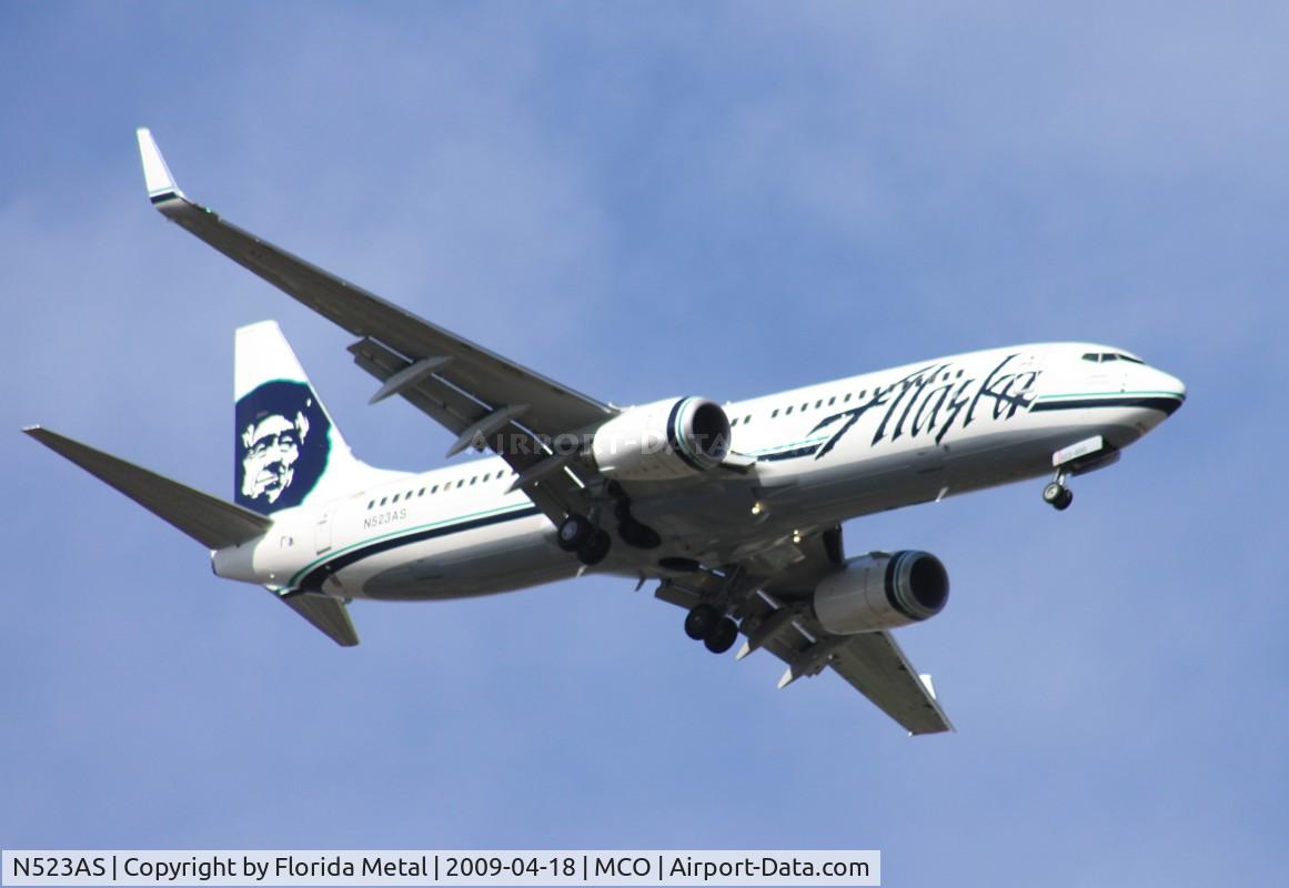 N523AS, 2009 Boeing 737-890 C/N 35194, Alaska 737-800