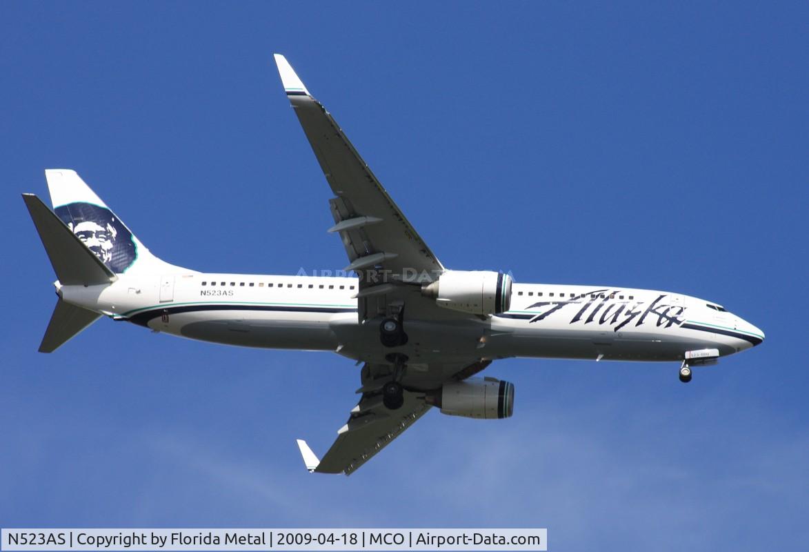 N523AS, 2009 Boeing 737-890 C/N 35194, Alaska 737-800