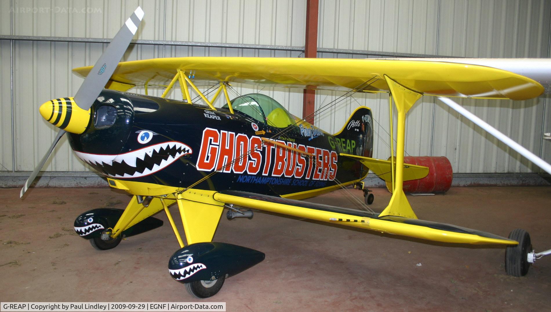 G-REAP, 1991 Pitts S-1S Special C/N PFA 009-11557, Nice Sharksmouth !