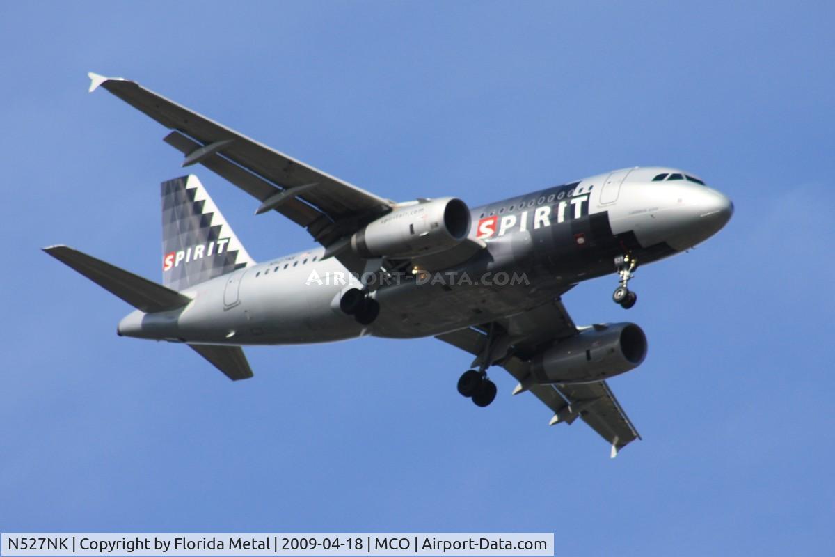 N527NK, 2007 Airbus A319-132 C/N 2978, Spirit A319