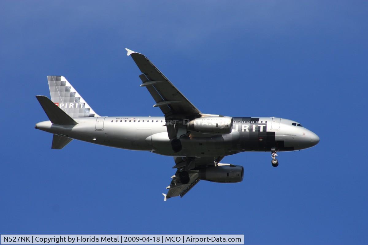N527NK, 2007 Airbus A319-132 C/N 2978, Spirit A319