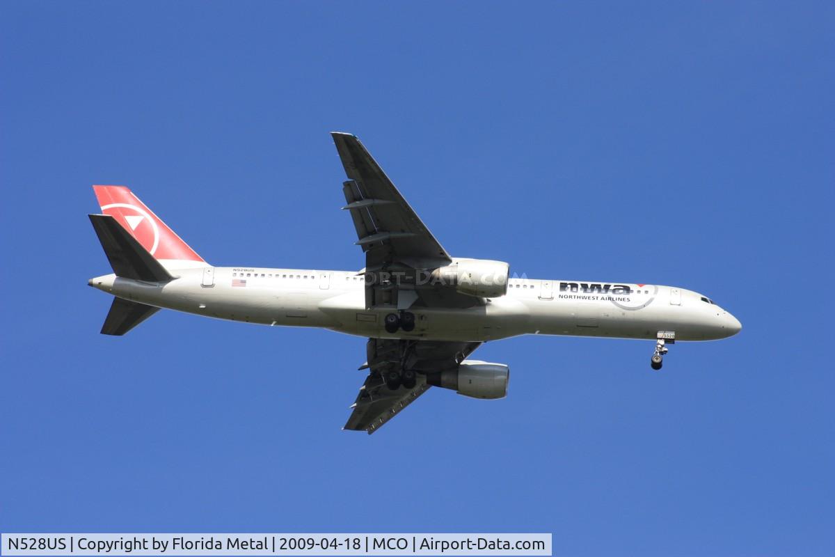 N528US, 1987 Boeing 757-251 C/N 23843, Northwest 757-200