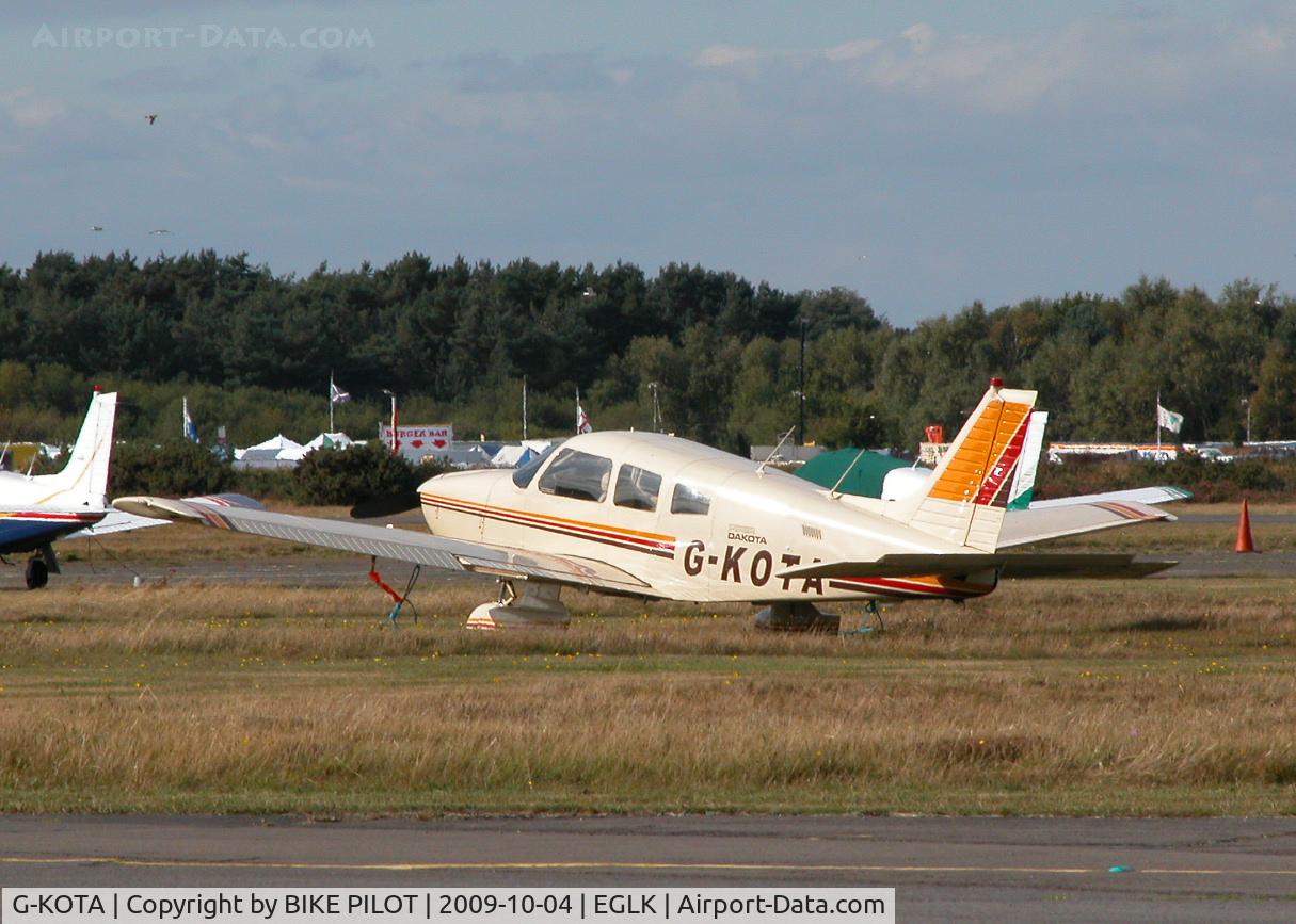 G-KOTA, 1980 Piper PA-28-236 Dakota C/N 28-8011044, NEW RESIDENT ?