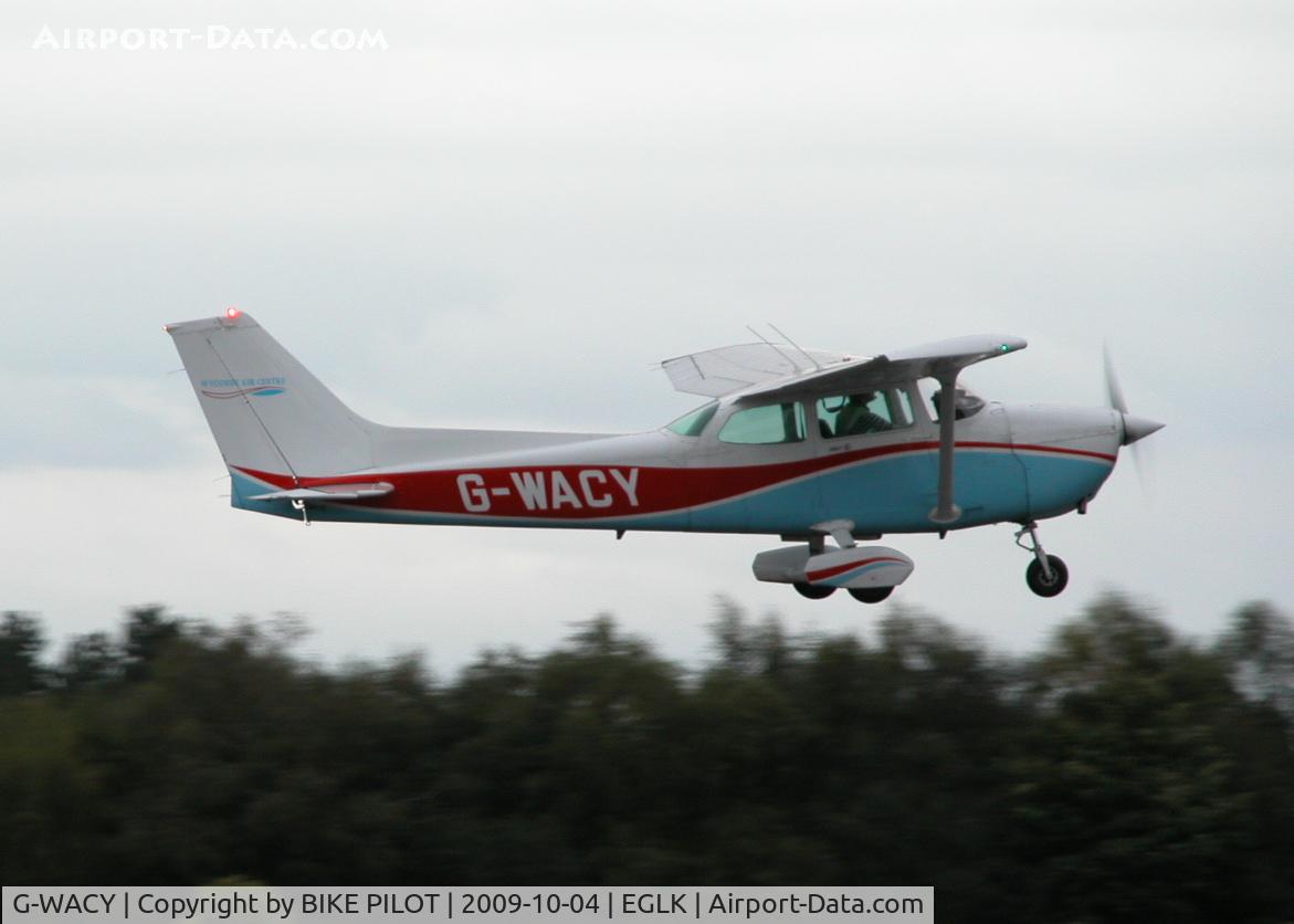 G-WACY, 1984 Reims Cessna F172P Skyhawk C/N 2217, CLIMBING OUT FROR RETURN TO WYCOMBE AIR PARK