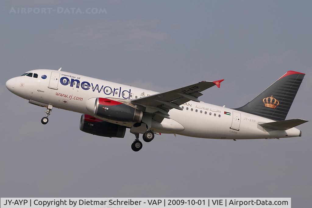 JY-AYP, 2009 Airbus A319-132 C/N 3832, Royal Jordanian Airbus 319