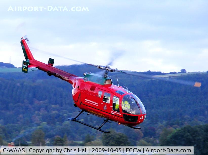 G-WAAS, 1992 MBB Bo.105DBS-4 C/N S.138/911, Wales Air Ambulance Service