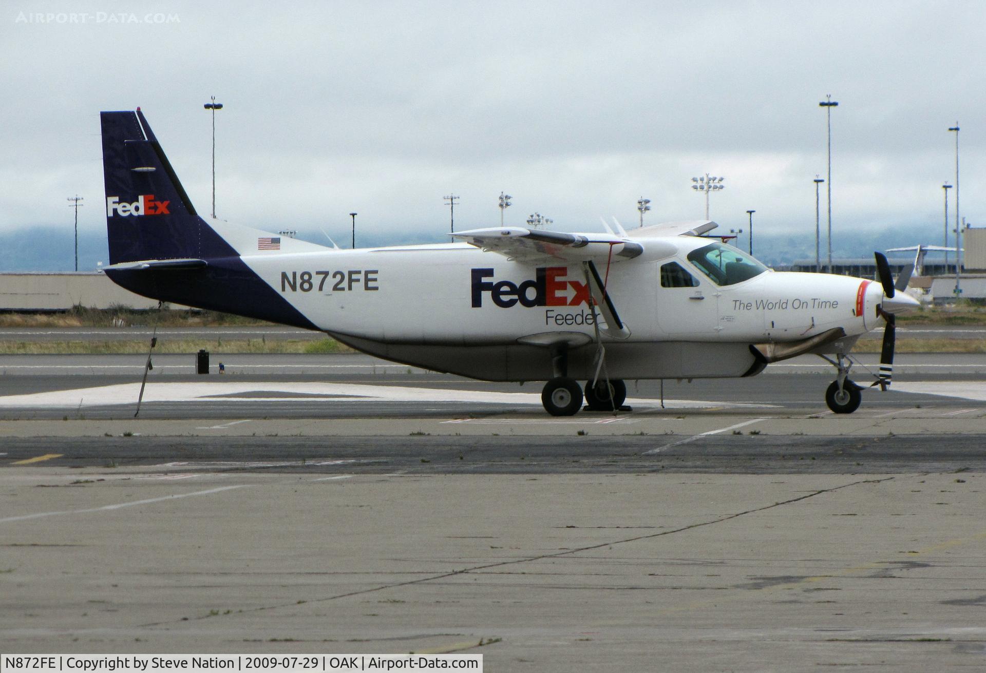 N872FE, 1989 Cessna 208B C/N 208B0200, FedEx Feeder 1989 Cessna 208B freighter
