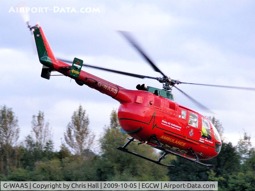 G-WAAS, 1992 MBB Bo.105DBS-4 C/N S.138/911, Wales Air Ambulance Service
