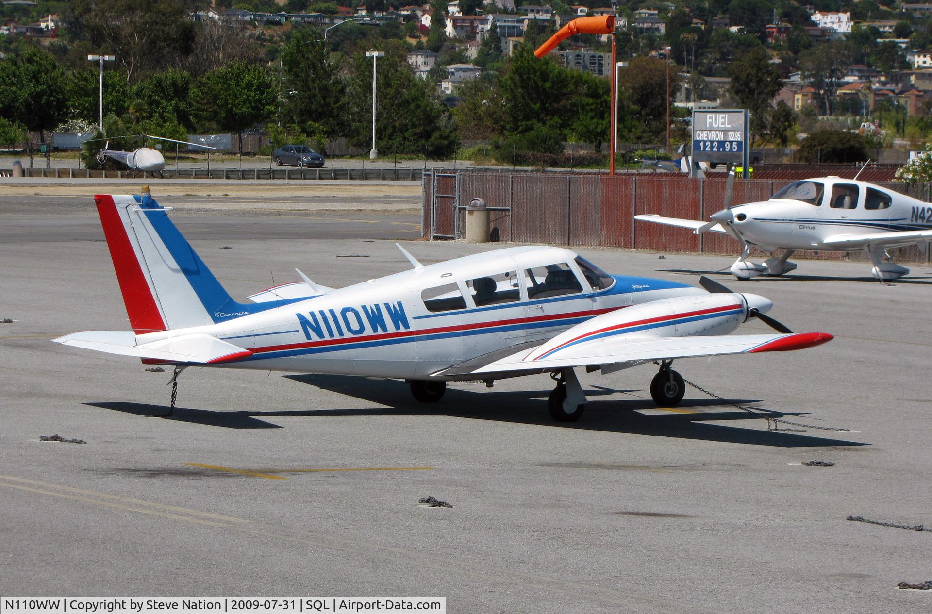 N110WW, 1969 Piper PA-30-160 B Twin Comanche C/N 30-1846, 1969 Piper PA-30 Twin Comanche visiting from Chico, CA