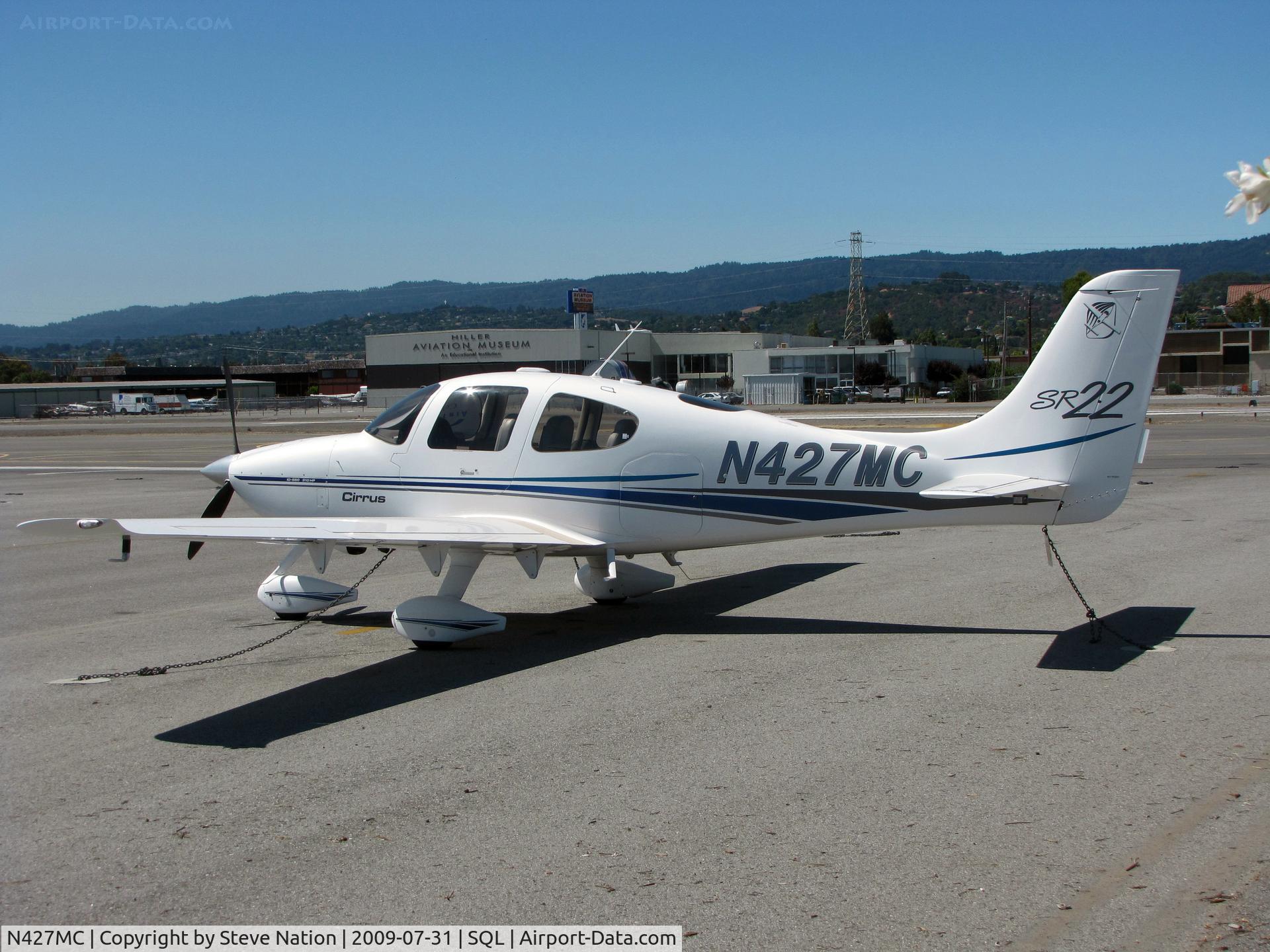 N427MC, 2002 Cirrus SR22 C/N 0152, 2002 Cirrus Design SR22 visiting from Carson City, NV