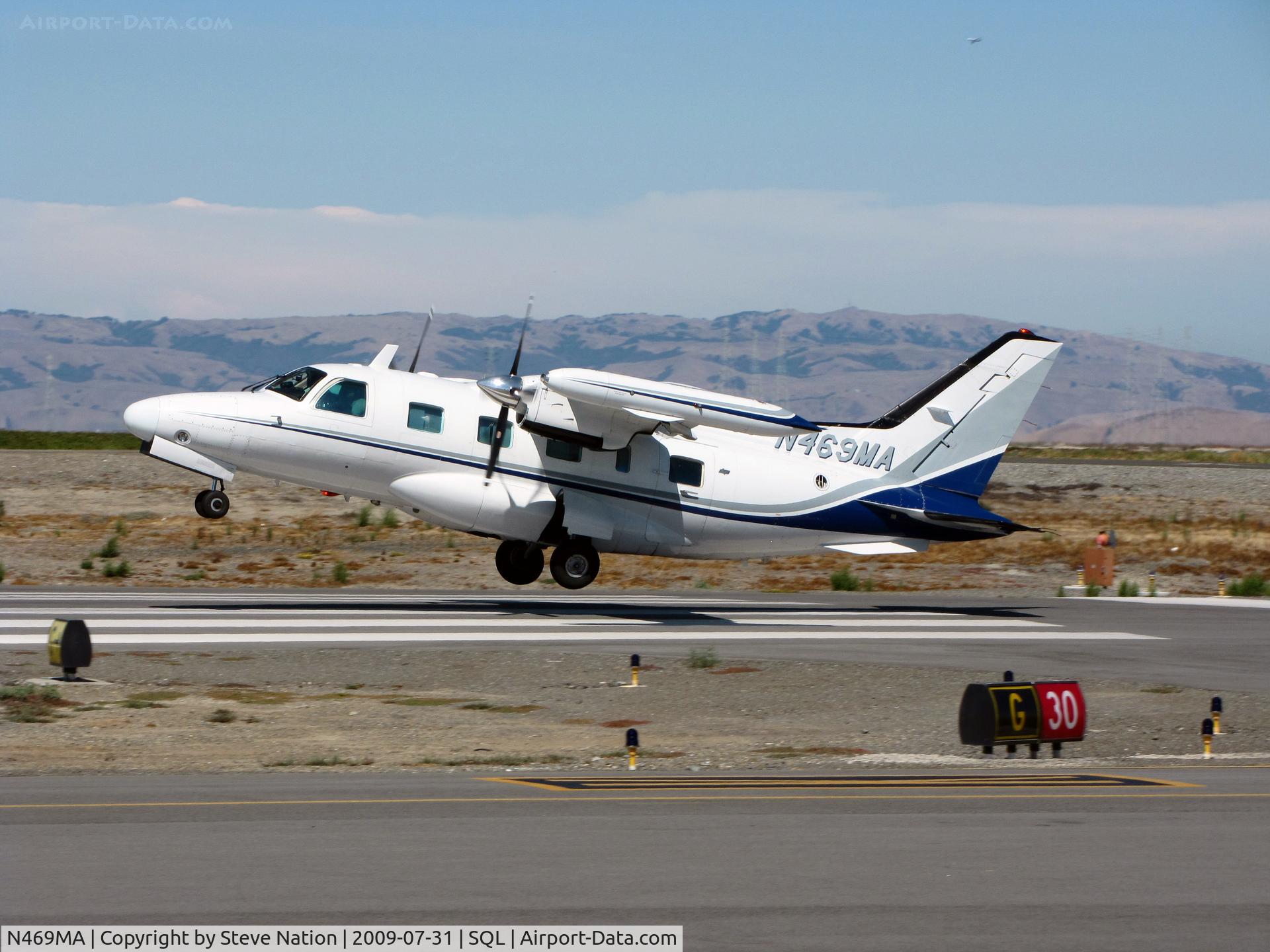 N469MA, 1981 Mitsubishi MU-2B-60 Marquise C/N 1543 S.A., 