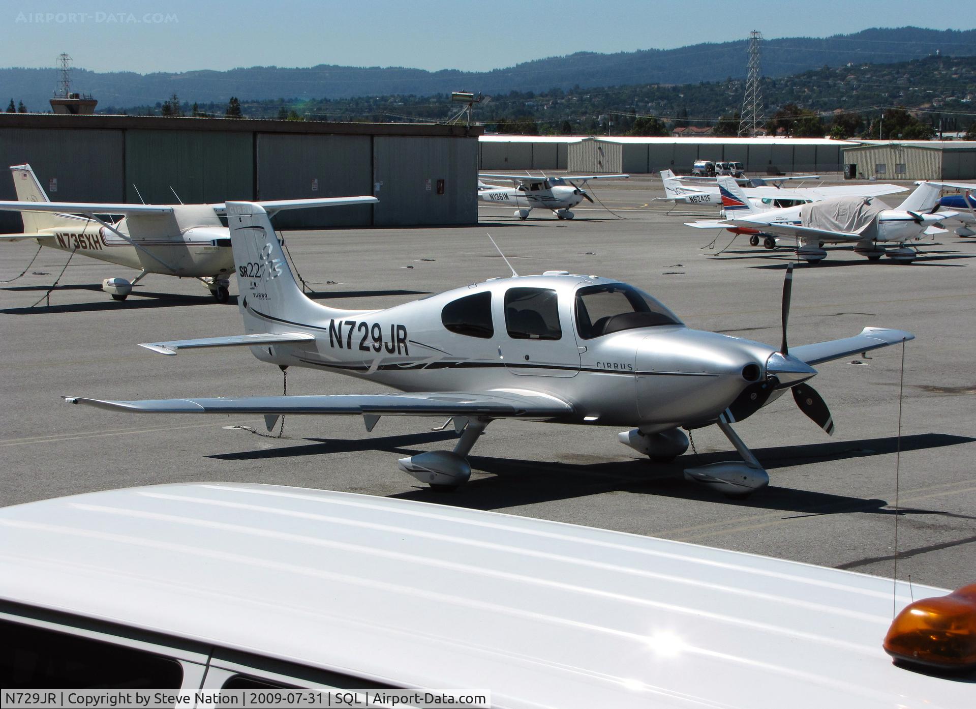 N729JR, 2007 Cirrus SR22 C/N 2344, 2007 Cirrus Design Corp SR22 earlier in day