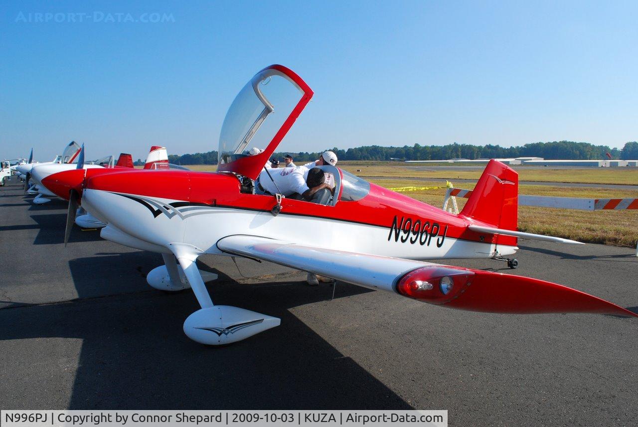 N996PJ, 2002 Vans RV-6 C/N 23456, RV-6