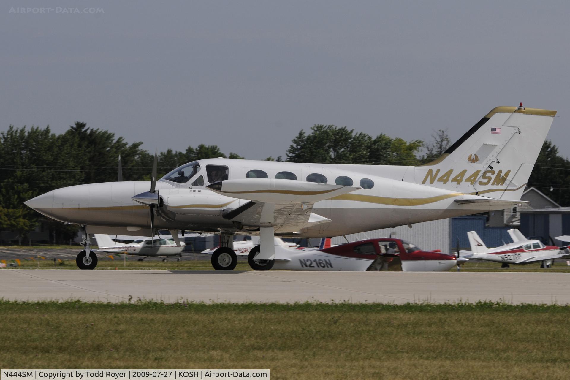 N444SM, 1974 Cessna 421B Golden Eagle C/N 421B0814, Oshkosh EAA Fly-in 2009