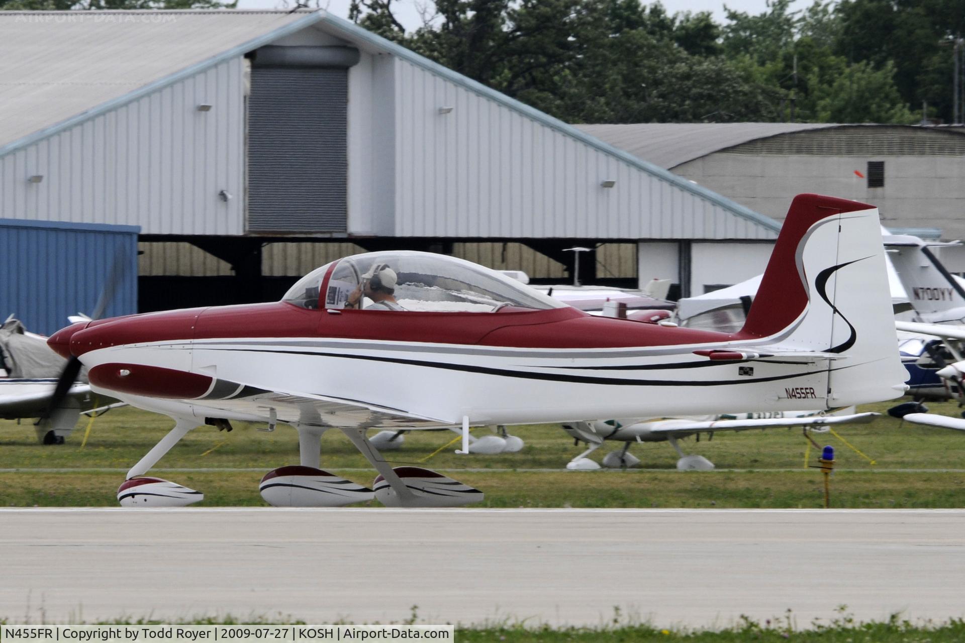 N455FR, 2001 Vans RV-8A C/N 81381, Oshkosh EAA Fly-in 2009