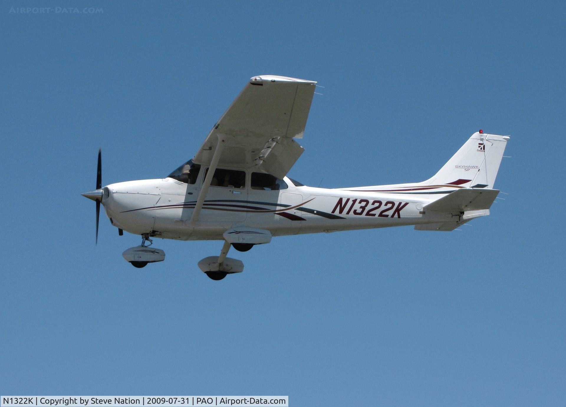 N1322K, 2006 Cessna 172S C/N 172S10345, 2006 Cessna 172S on approach to RWY 31