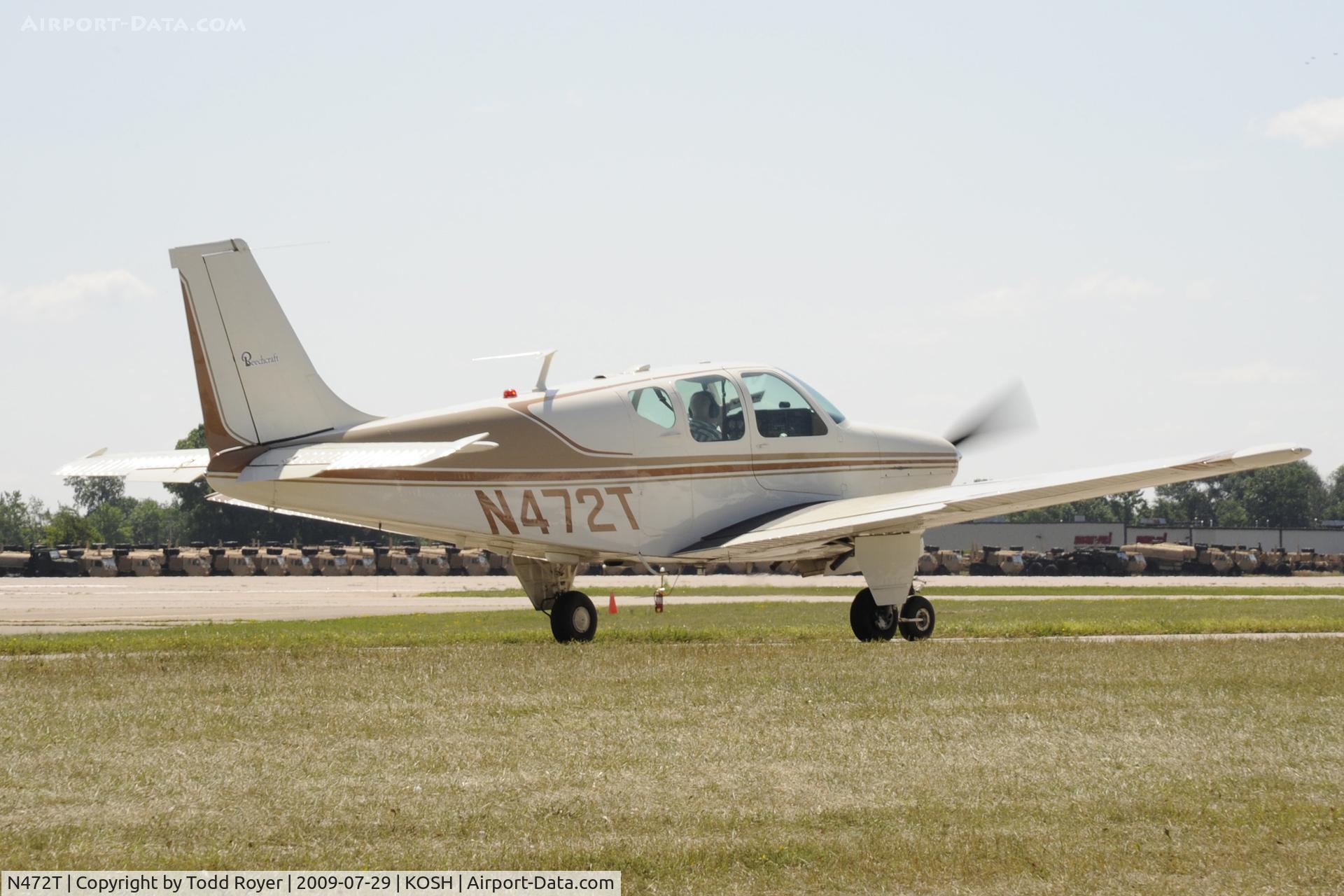 N472T, 1961 Beech 35-A33 Debonair C/N CD-295, Oshkosh EAA Fly-in 2009