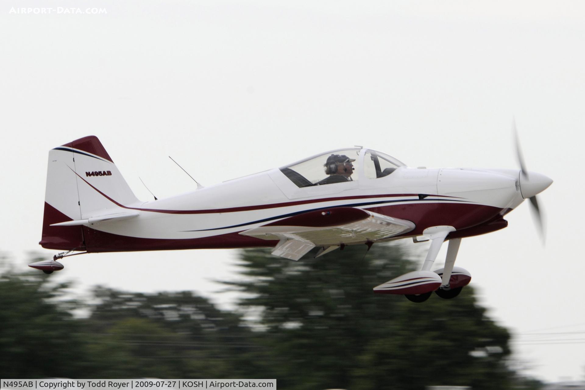 N495AB, 2008 Vans RV-6 C/N 22638, Oshkosh EAA Fly-in 2009