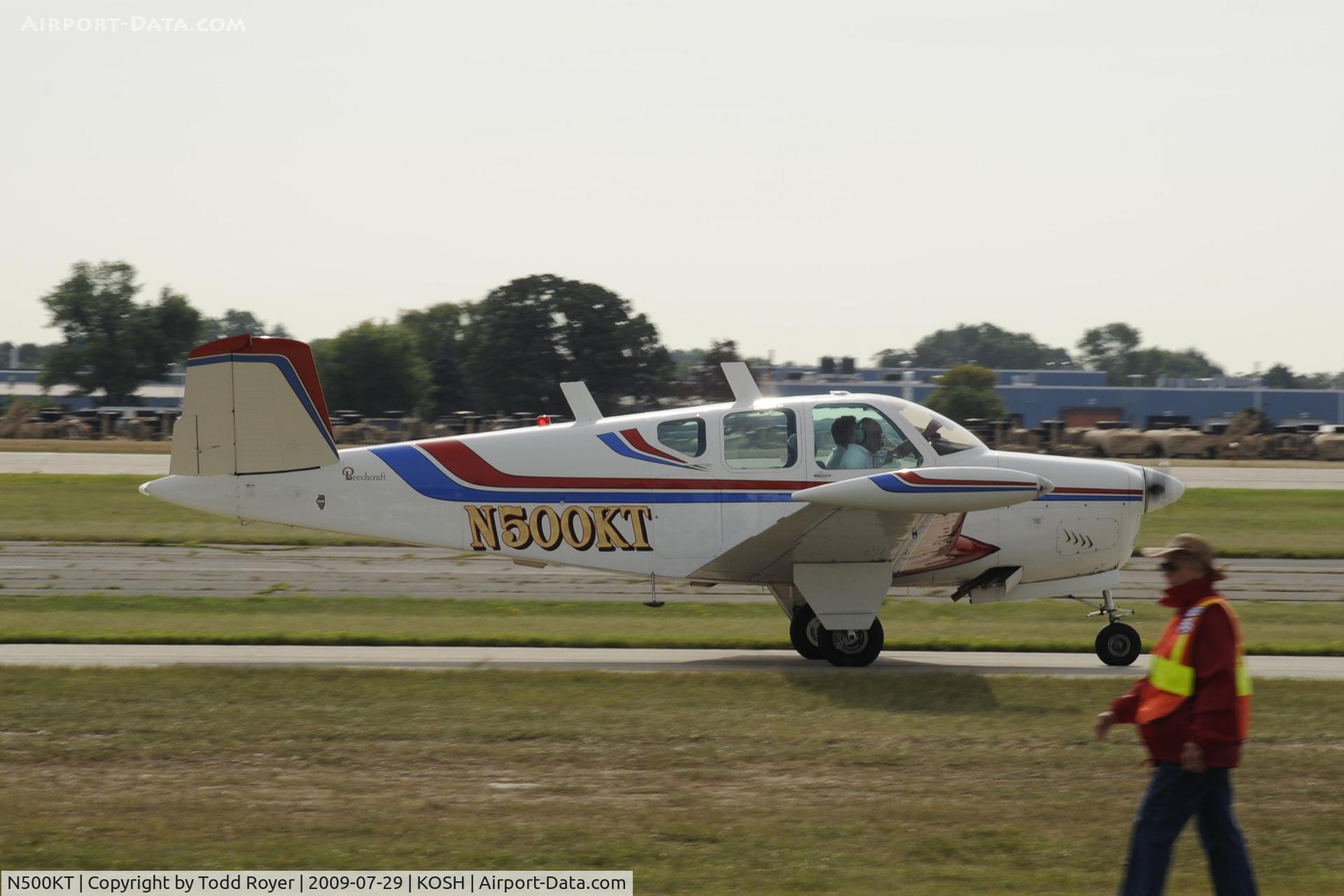 N500KT, 1958 Beech J35 Bonanza C/N D-5662, Oshkosh EAA Fly-in 2009