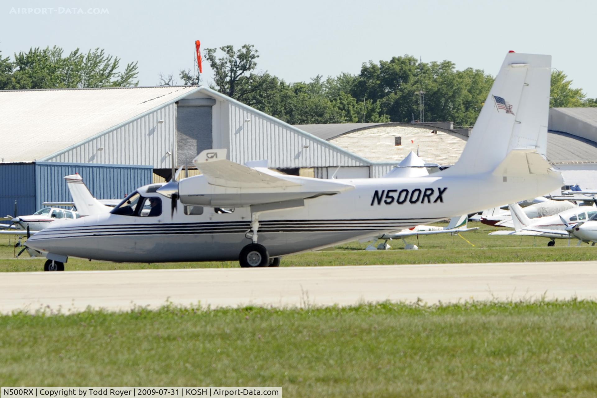 N500RX, Aero Commander 500 S C/N 3207, Oshkosh EAA Fly-in 2009