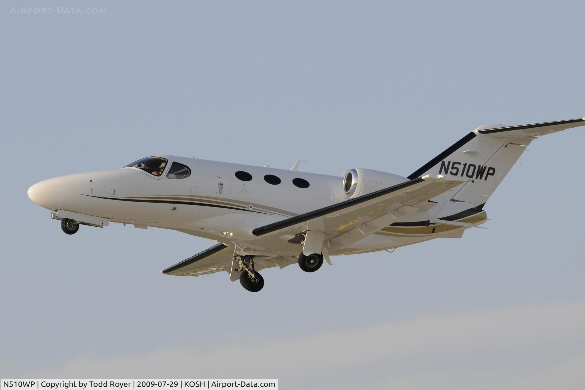 N510WP, Cessna 510 Citation Mustang C/N 510-0172, Oshkosh EAA Fly-in 2009
