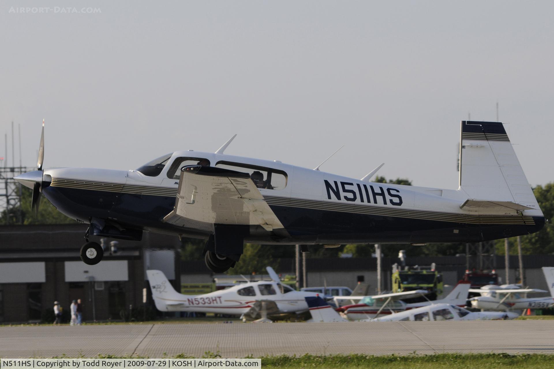 N511HS, 1993 Mooney M20M Bravo C/N 27-0170, Oshkosh EAA Fly-in 2009