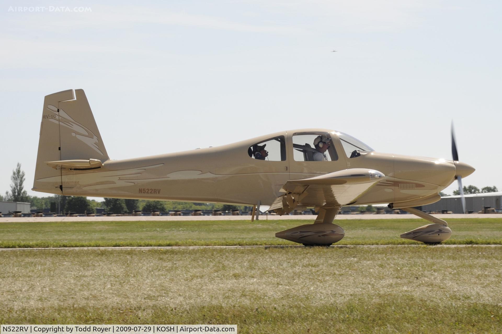 N522RV, 2005 Vans RV-10 C/N 40243, Oshkosh EAA Fly-in 2009