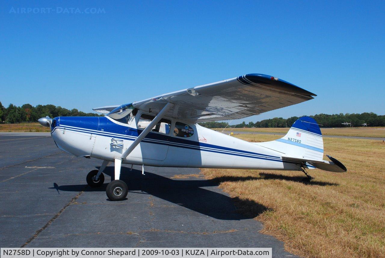 N2758D, 1952 Cessna 170B C/N 25300, C170