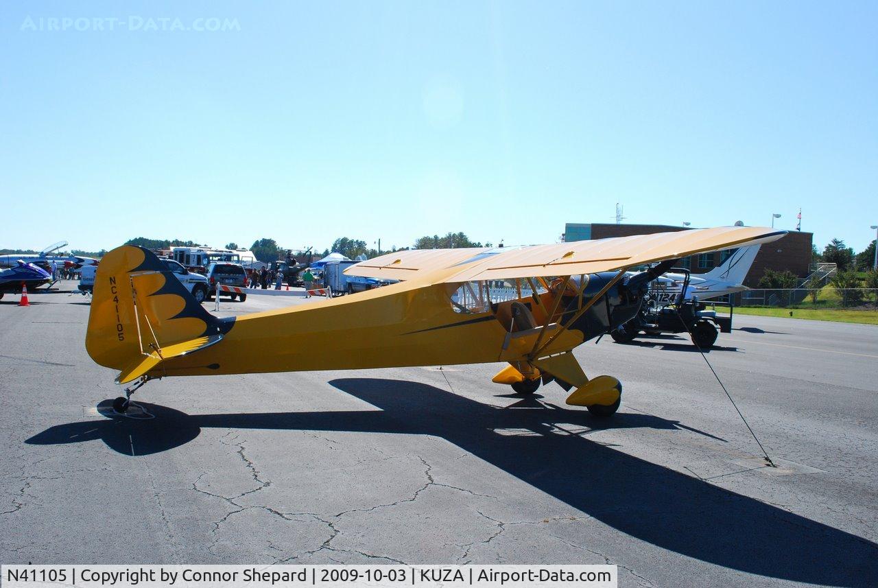 N41105, 1941 Piper J3L-65 Cub Cub C/N 7750, Piper Cub