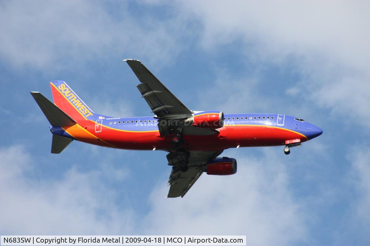 N683SW, 1988 Boeing 737-3G7 C/N 24008, Southwest 737-300
