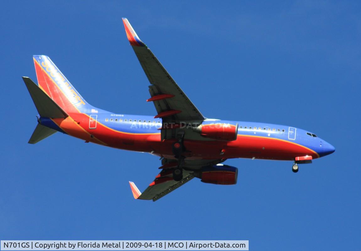N701GS, 1997 Boeing 737-7H4 C/N 27836, Southwest 737-700