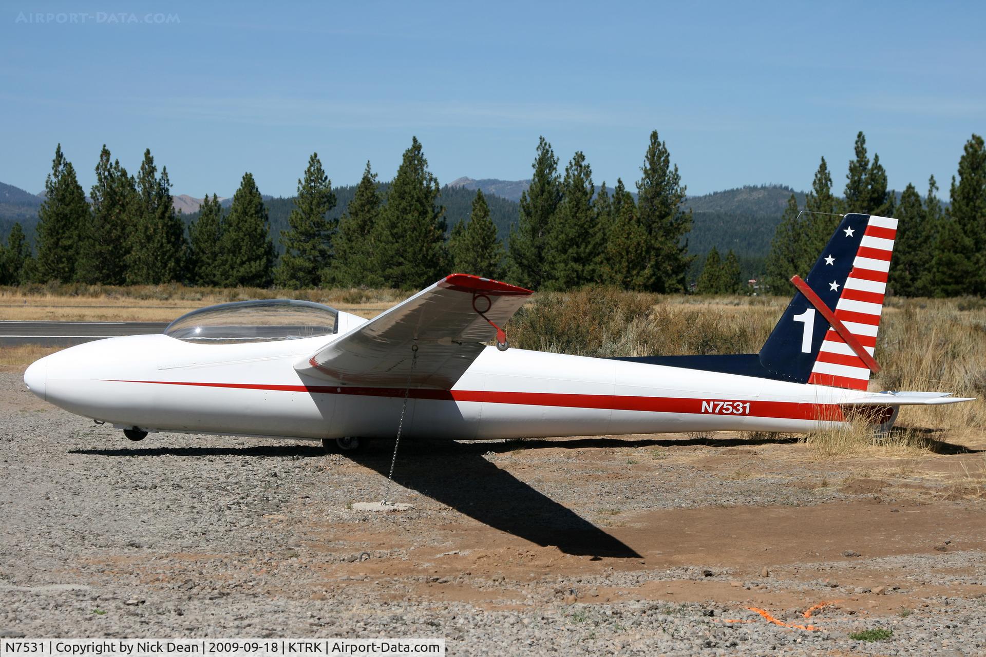 N7531, 1970 Schweizer SGS 2-32 C/N 71, KTRK