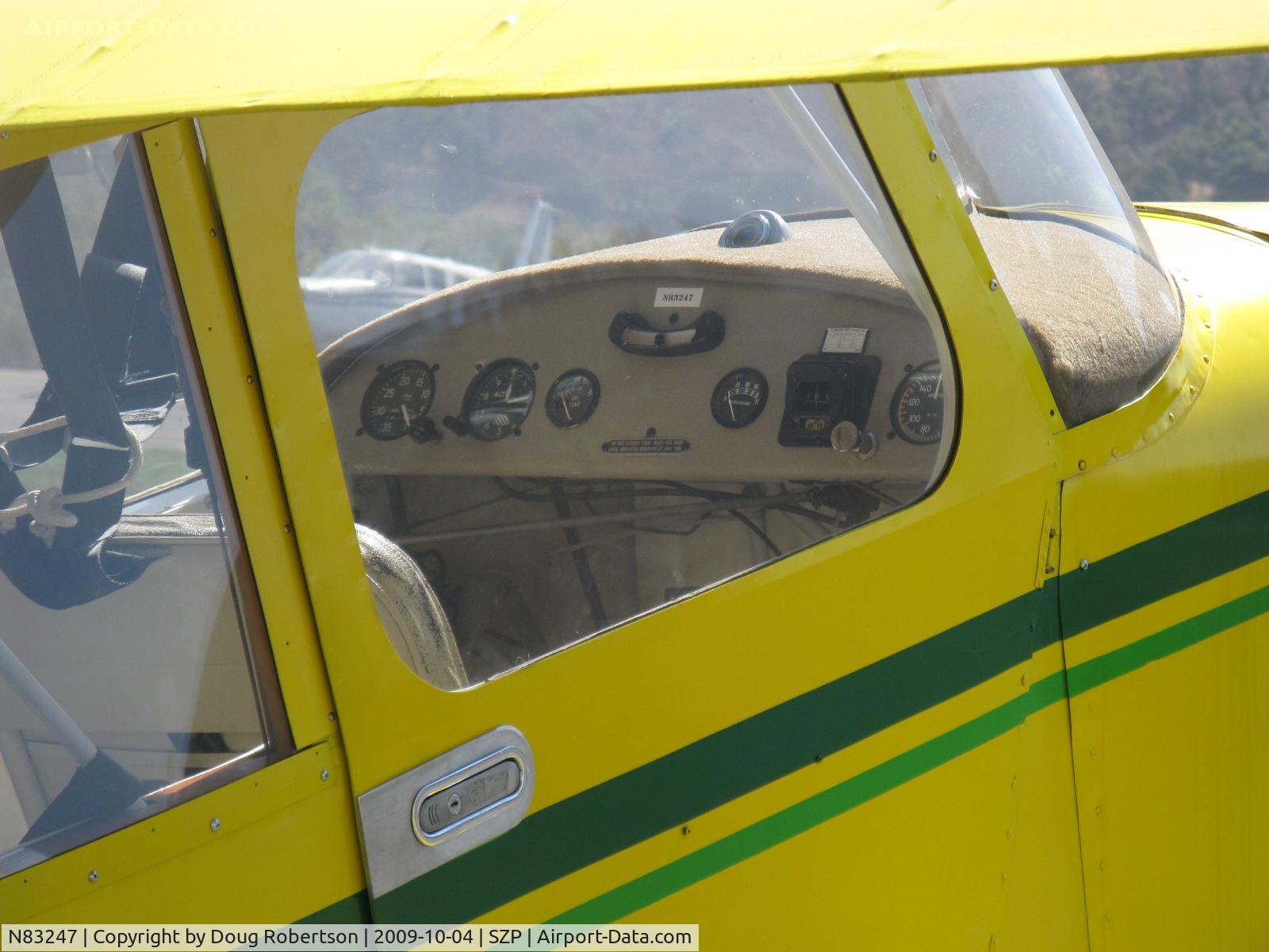 N83247, 1946 Aeronca 7AC Champion C/N 7AC-1911, 1946 Aeronca 7AC CHAMPION, Continental A&C65 65 Hp, panel