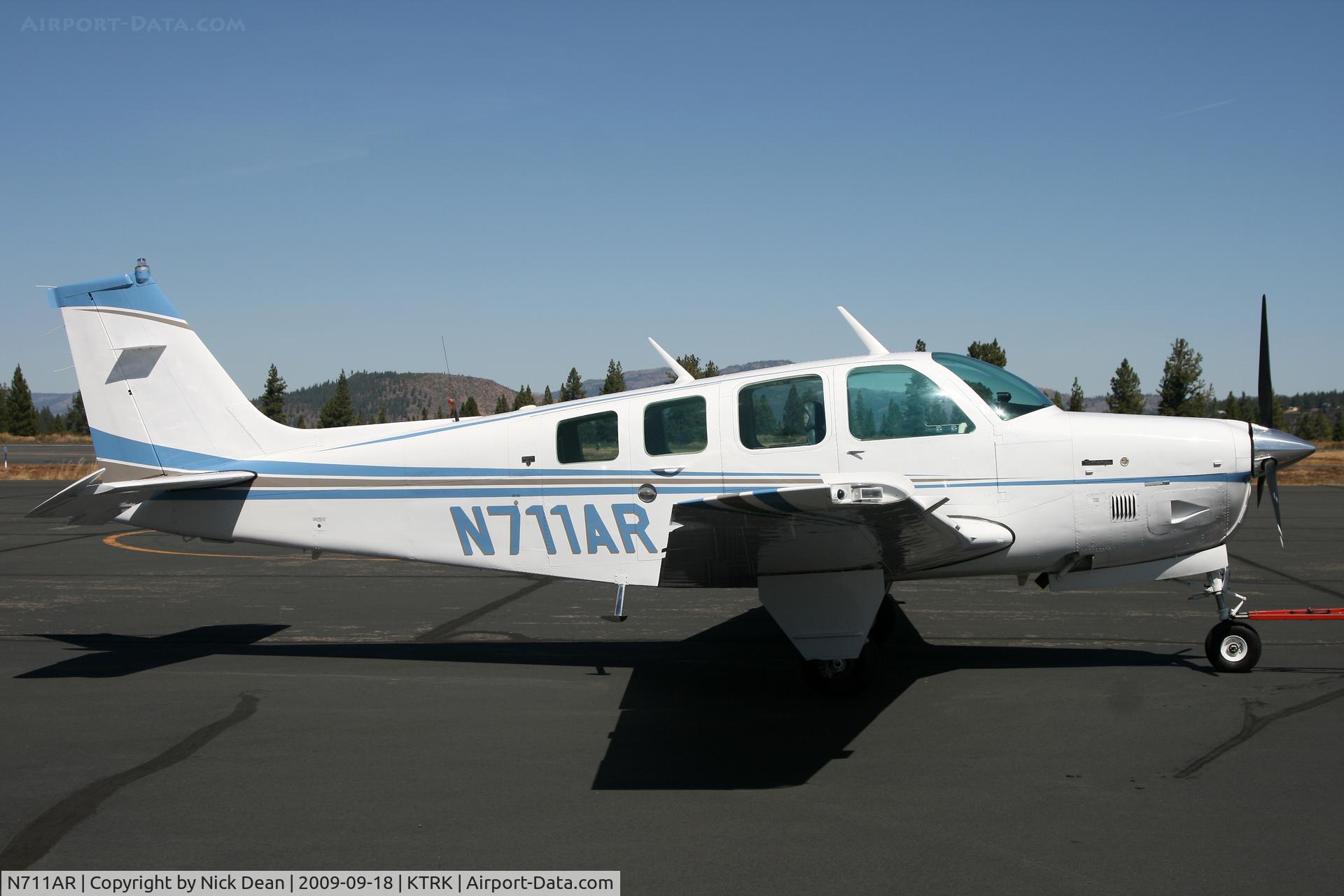 N711AR, 1982 Beech B36TC Bonanza C/N EA-284, KTRK
