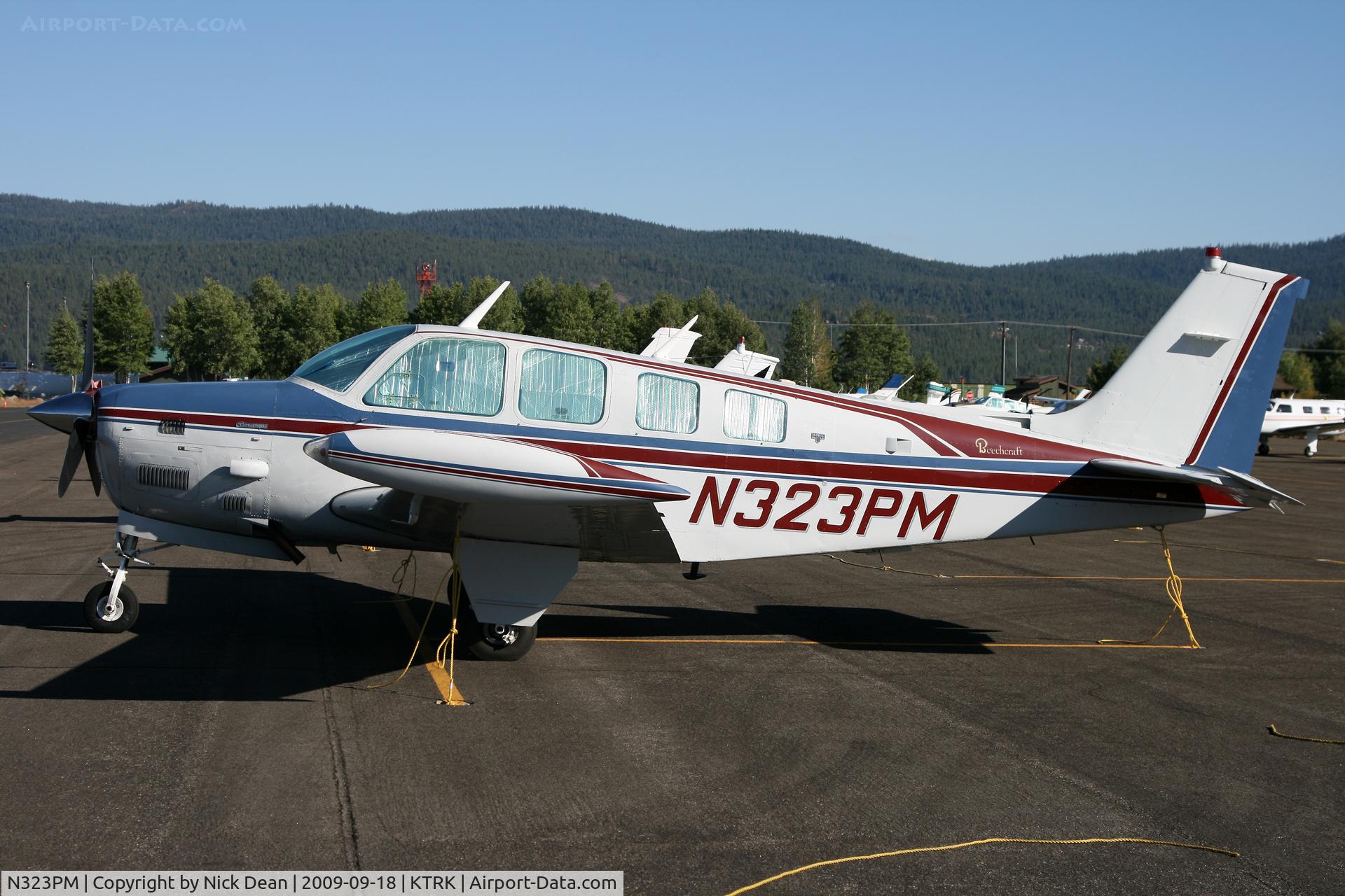 N323PM, 1980 Beech A36TC Bonanza 36 C/N EA-161, KTRK