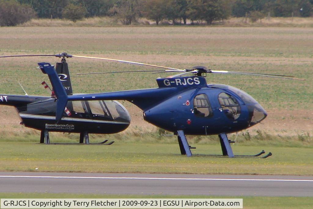 G-RJCS, 2008 Hughes 369E C/N 0589E, Visitor to 2009 Helitech at Duxford