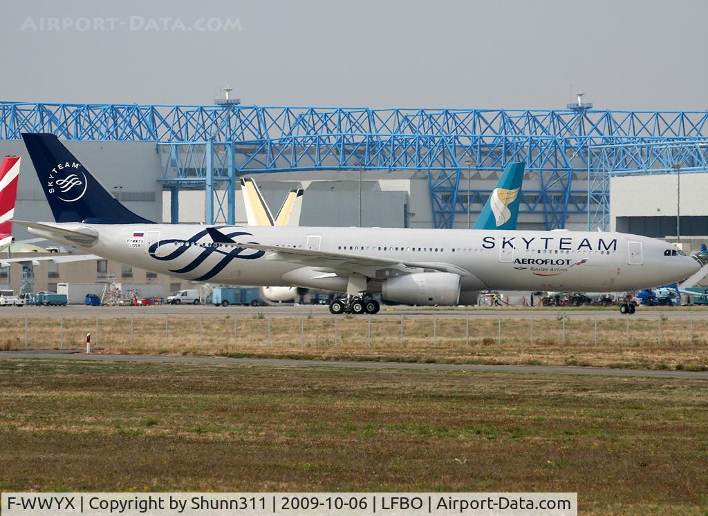 F-WWYX, Airbus A330-343X C/N 1000, C/n 1058 - To be VP-BCQ